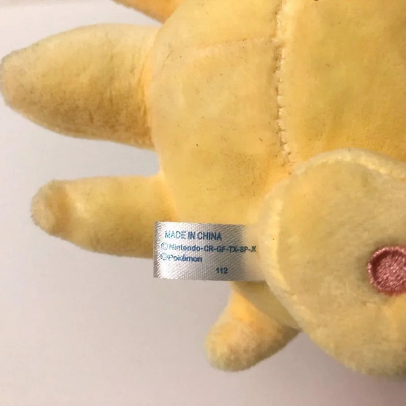 Takara Tomy Jolteon Pokemon Plush  Stuffed Animal Doll Toy Nintendo - Picture 9 of 16